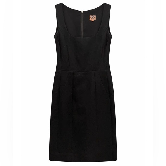 Tory Burch Azalea Black Dress Size 14 - Picture 3 of 6